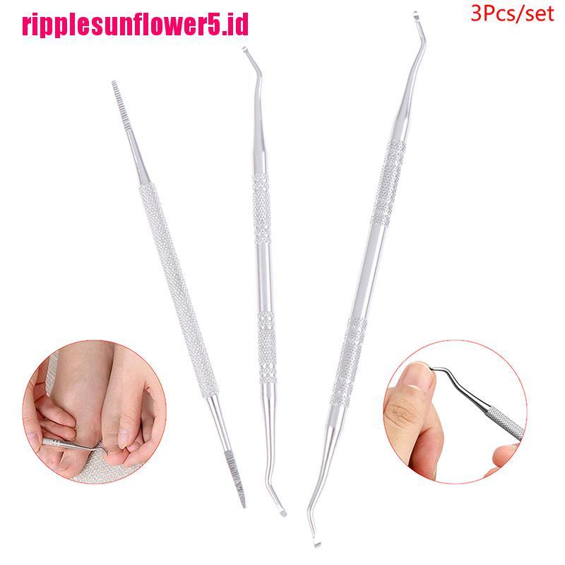 3pcs / set Alat Kikir Kuku Kaki Untuk Pedicure / Manicure