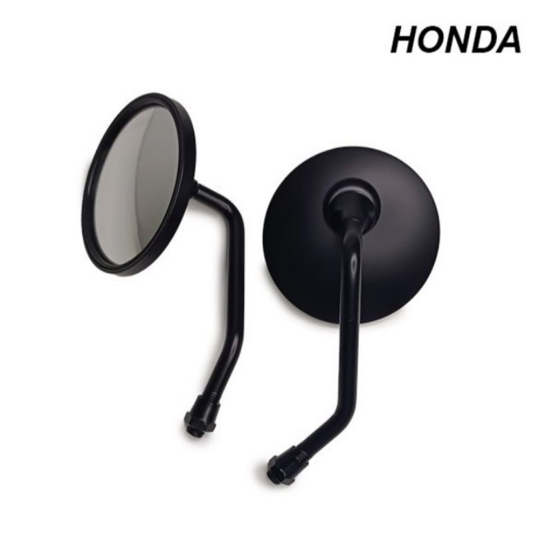 Spion Vespa Hitam Universal - Spion Bulat Hitam Classic Universal