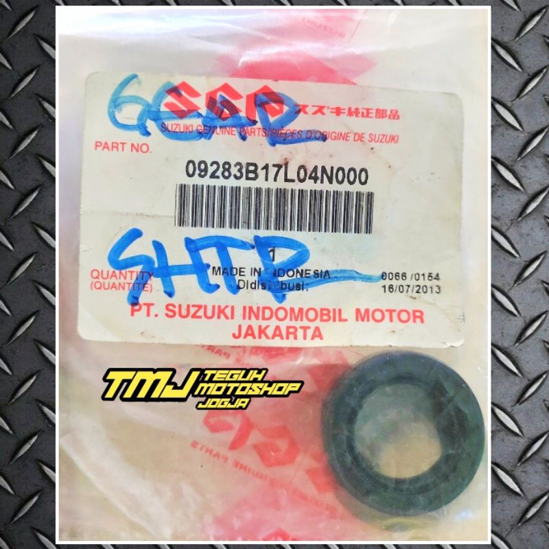 JUAL 09283B17L04N000 SEAL OLI GEAR RANTAI DEPAN SUZUKI SHOOTER FI 115 ORI ORIGINAL SGP
