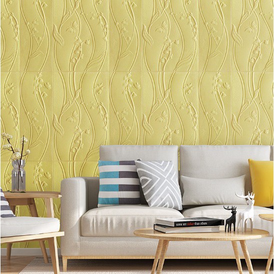 Grosir - H862 Wallpaper Dinding 3D / Wallpaper 3D Foam / Sticker Dinding / Wall Sticker Foam