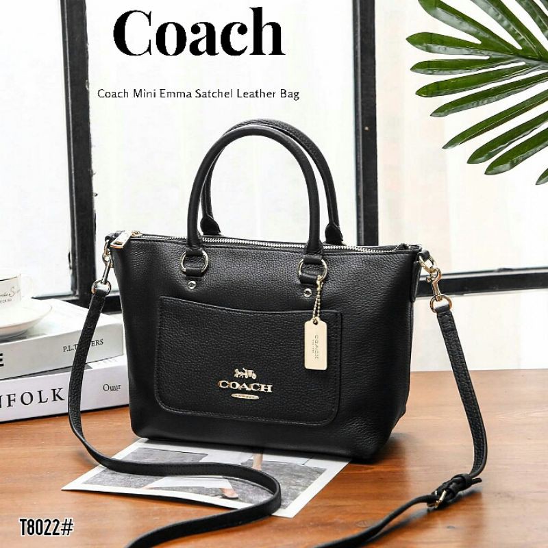 TAS COACH MINI EMMA LEATHER BAG WANITA