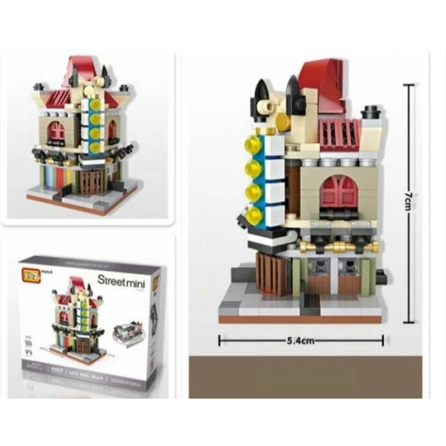 Lego loz street mini merek loz