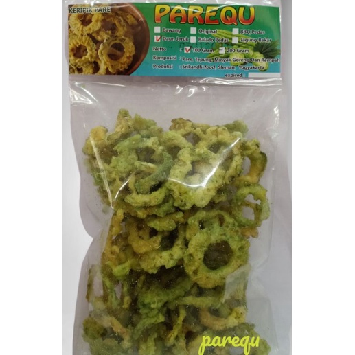 

KERIPIK PARE rasa Daun Jeruk - RENYAH