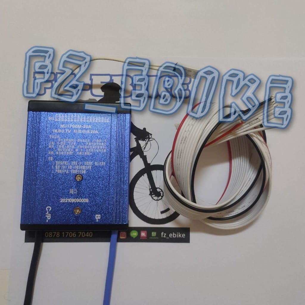baterai BMS lithium 17S 60v 20A