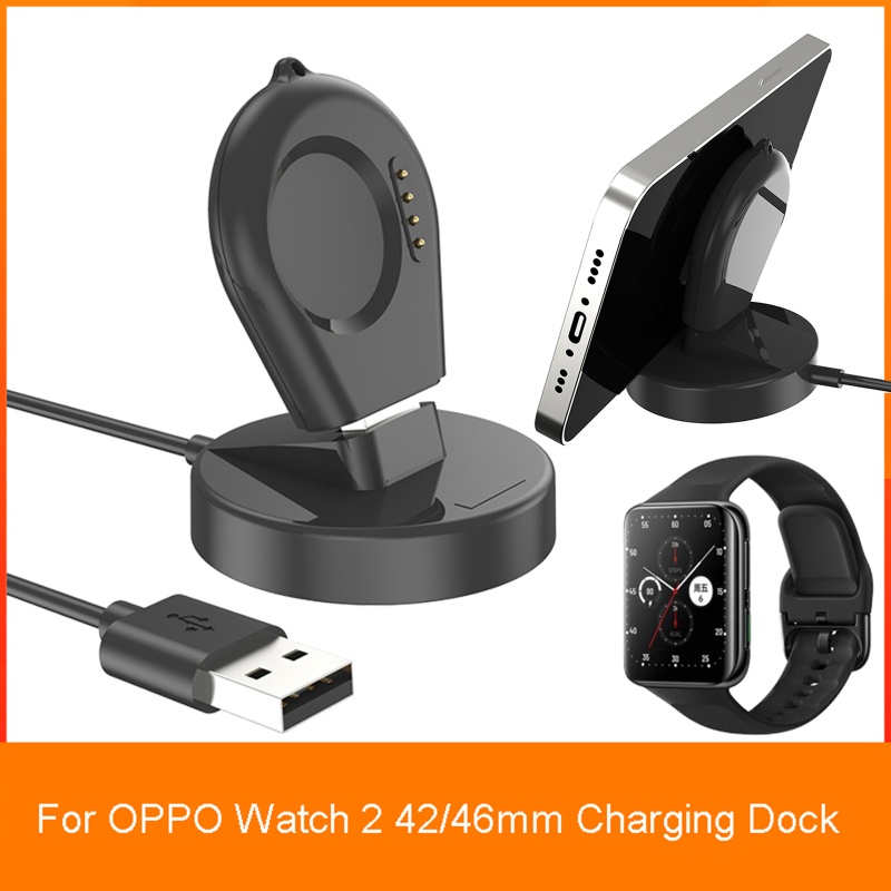 Btsg Charger Dock Stand Charging Cable Power Adapter Untuk Oppowatch2 42/46mm
