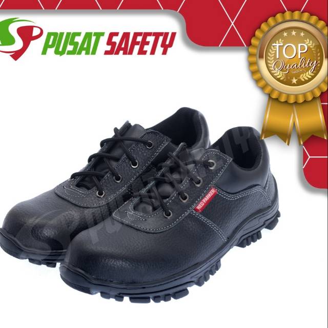  Sepatu  Kerja Safety Pendek  Tali  Red Parker P181 Shopee 