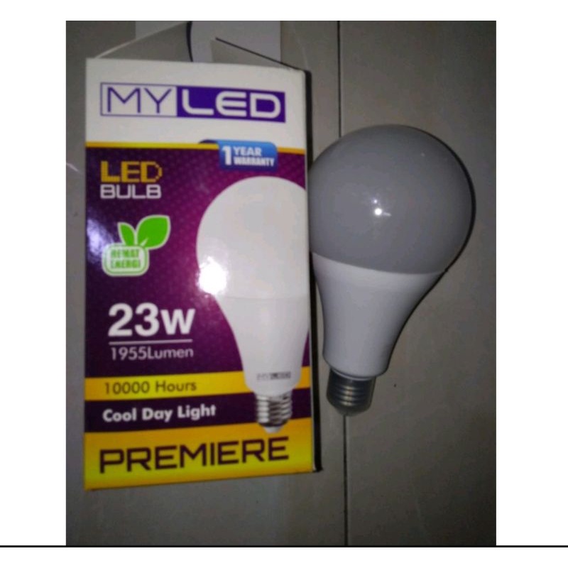 LAMPU LED BOHLAM LED MY LED BULB PREMIER 5W,7W,9W,12W,15W,18W,23W Lampu myled premiere garansi 1 tahun