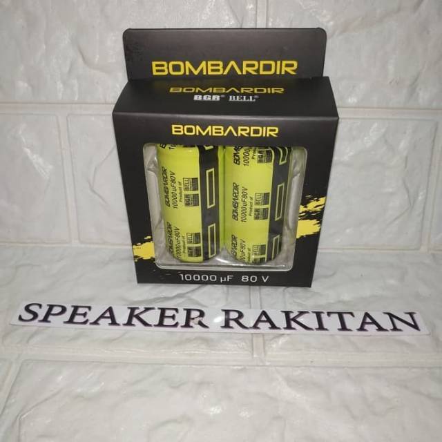 Elko elco BOMBARDIR 10.000uF 80V bell BGR