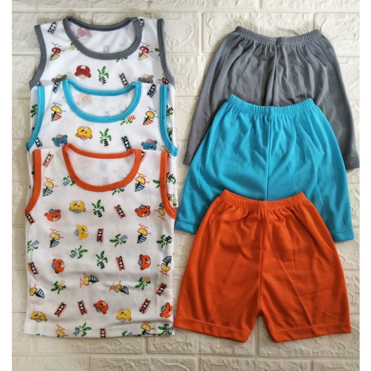 SETELAN SINGLET BAYI 6-18 BULAN