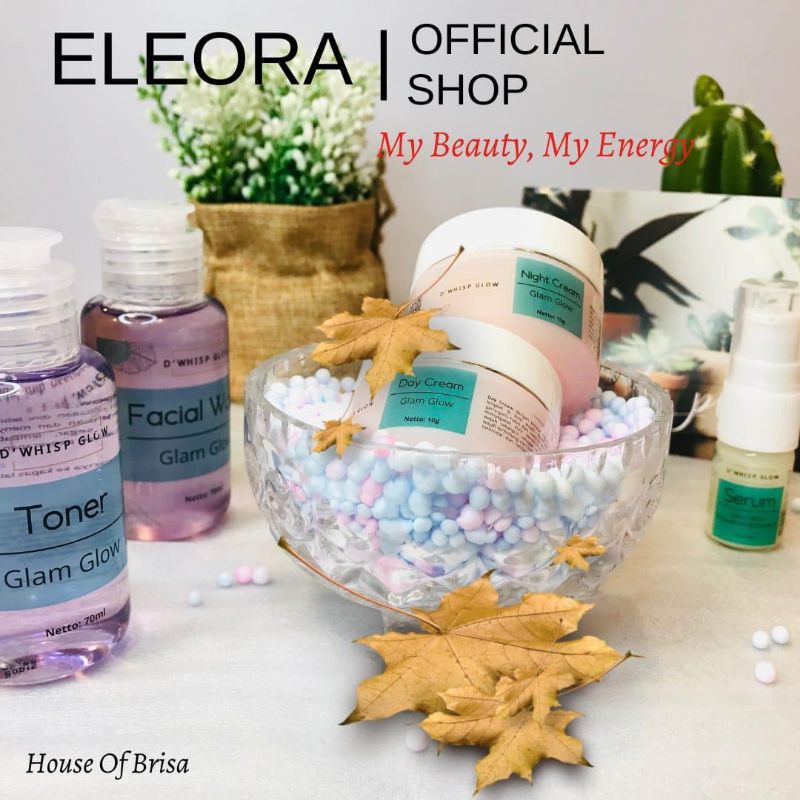 D'WHISP GLOW PAKET GLAM GLOW/ PLATINUMPERAWATAN NORMAL GLOWING & ANTI PENUAAN DINI