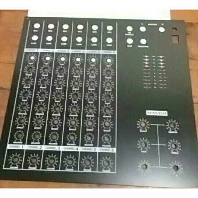 Panel mixer plat Atas mixer 6 chanel