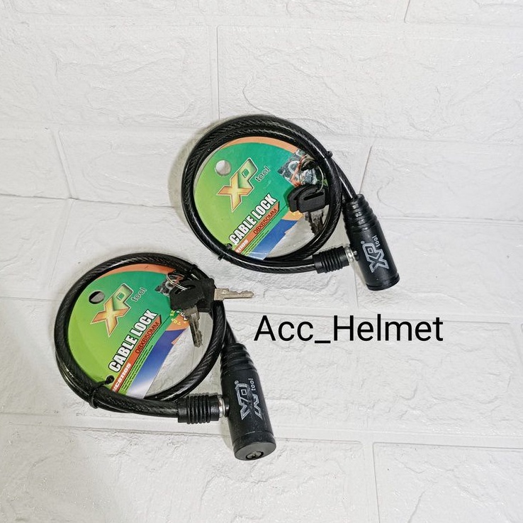 Kunci Gembok Tali / Gembok Helm / Gembok Sepeda KUAT BERKUALITAS 