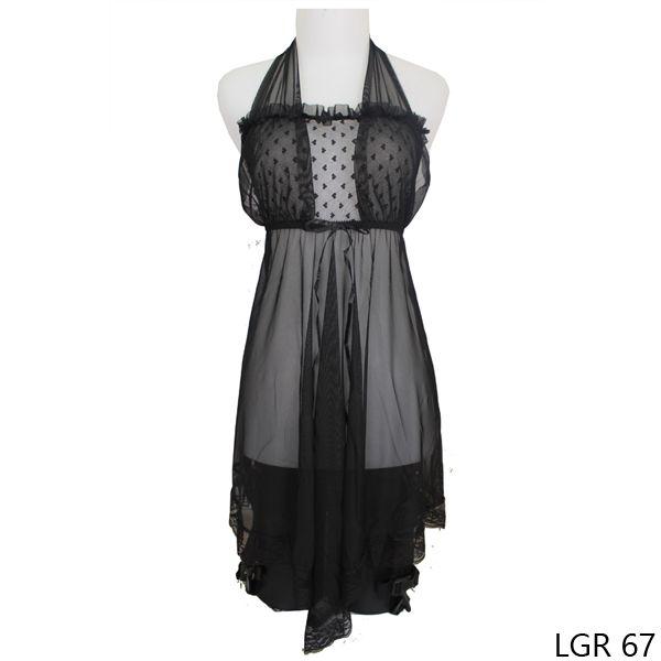 Lingerie Wanita Sexy Tile Hitam - LGR 67