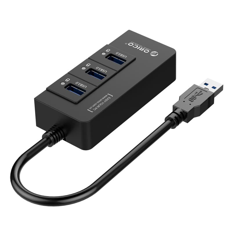 Accessories Orico USB HUB HR01-U3 With Gigabit Ethernet Converter