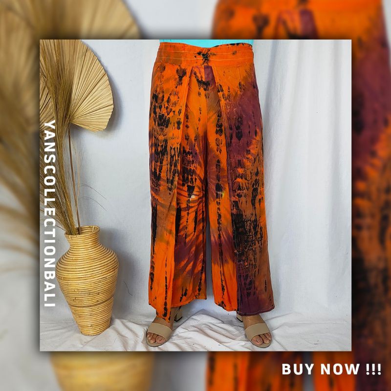 Kulot Panjang Jumbo Samurai Tali-Snake oren jumbo