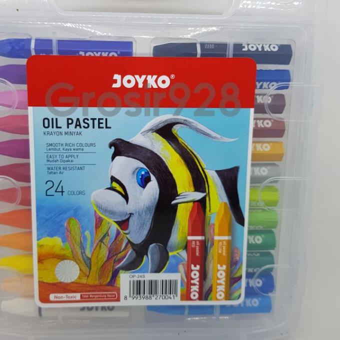 

Barang Laris Oil Pastel / Crayon / Krayon Minyak Joyko 24 warna TR6!
