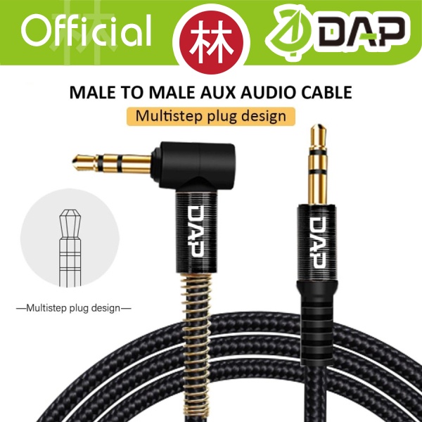 DAP D-AU03 Kabel Jack Audio AUX 3.5mm Model L Gaming Series 150cm Ori