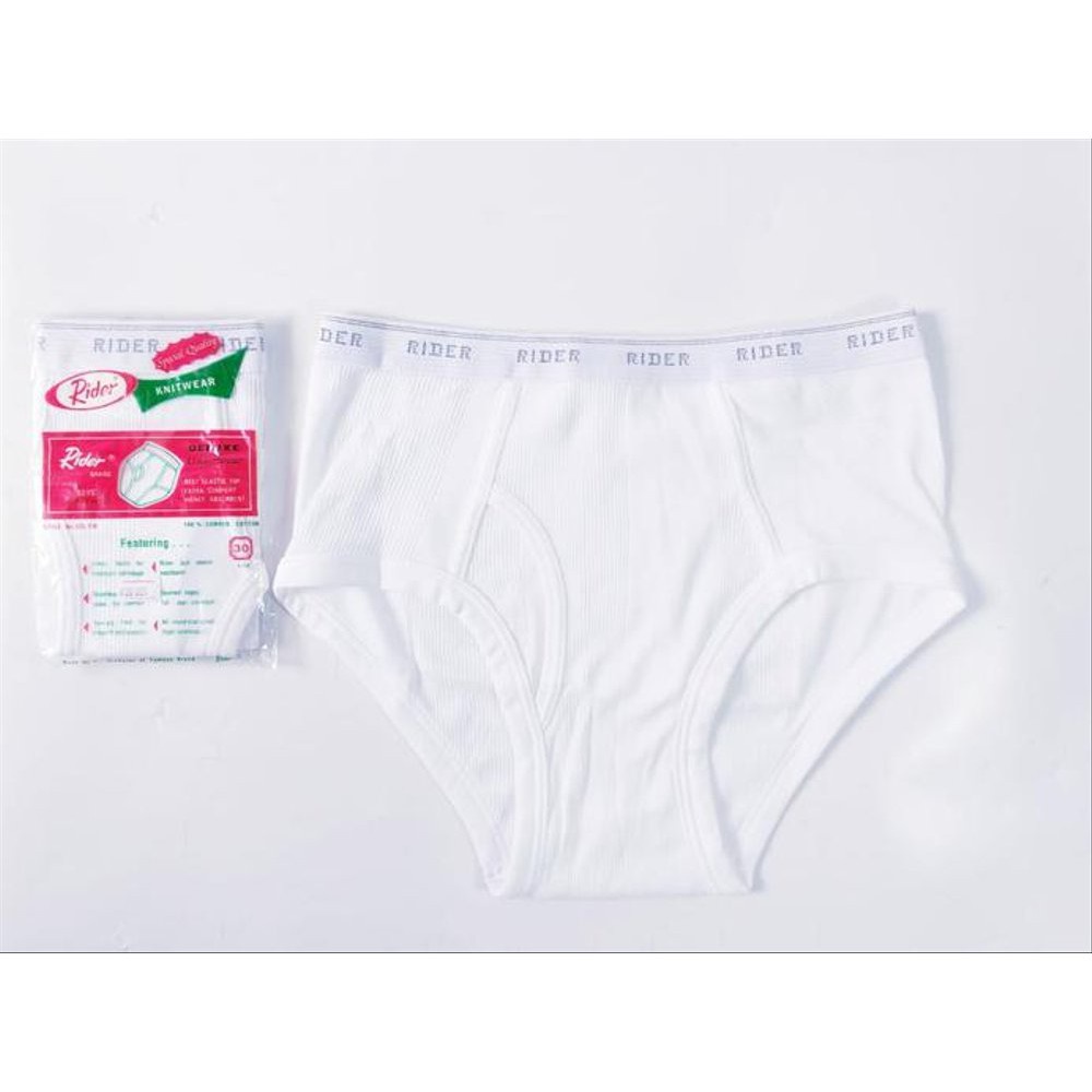 Celana Dalam Rider Putih R125B Pria Dewasa | R 125 B CD Laki Laki Pakaian Dalam Underwear | Sguna