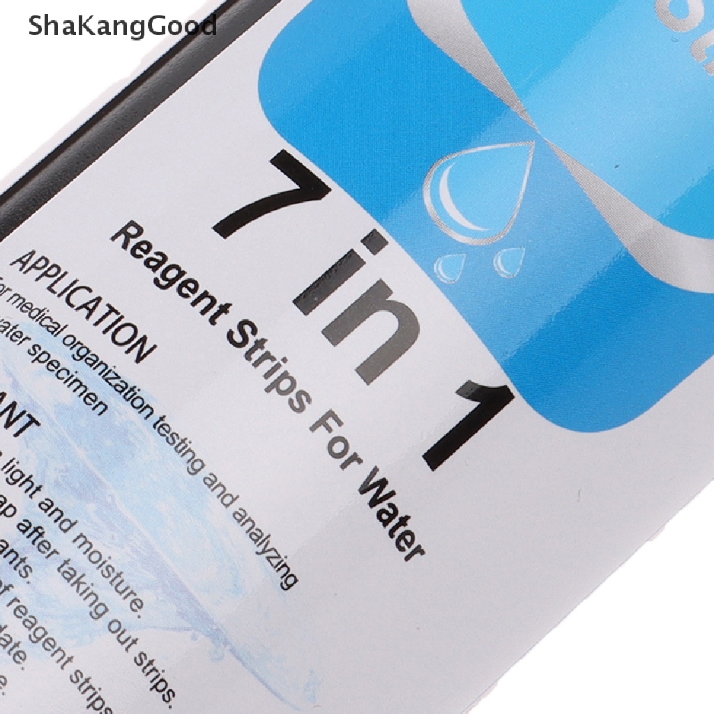 50 Pcs Kit Strip Penguji PH Air Tropis Nitrite Nitrit Nitrate 7 In 1 Untuk Akuarium Tangki Ikan