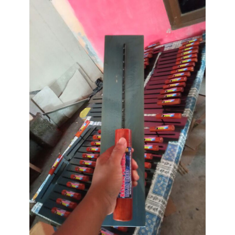 RASKAM BAJA PLAT BIRU 45 cm ROSKAM RESKAM