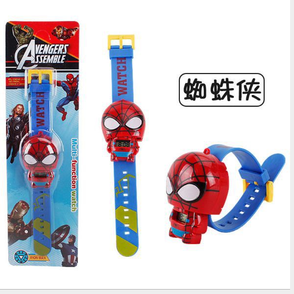 BAJ JAM TANGAN ANAK MURAH ROBOT SUPER-HERO KARAKTER LUCU MURAH DIGITAL ARLOJI LOL BATMAN IRONMAN - JA019