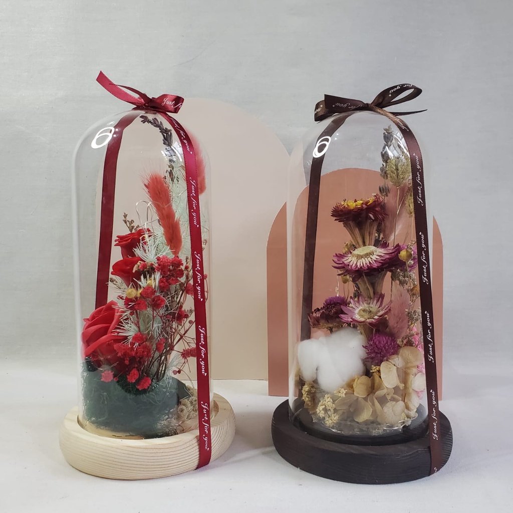 

Tambahan Pita untuk Flower Glass Dome