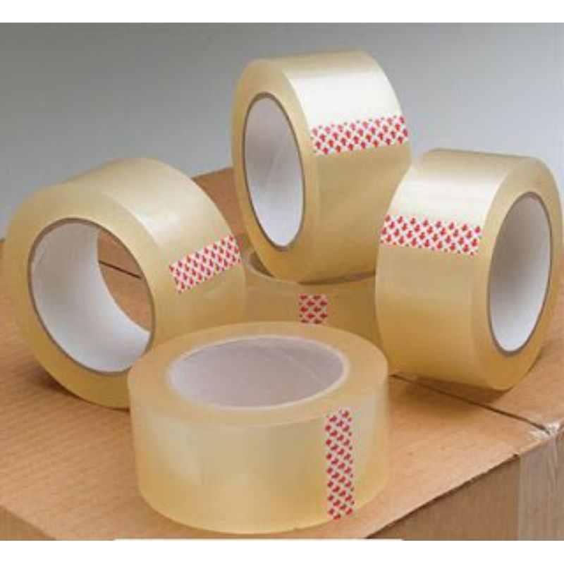 Solatip Bening 45 mm 100 Yard Transparan 2 Inch - Solatip Solasi Lakban GOAL Tape