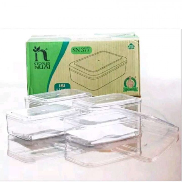 Toples NUAI SN 377 Persegi Panjang -+ 250 gr 1 pc