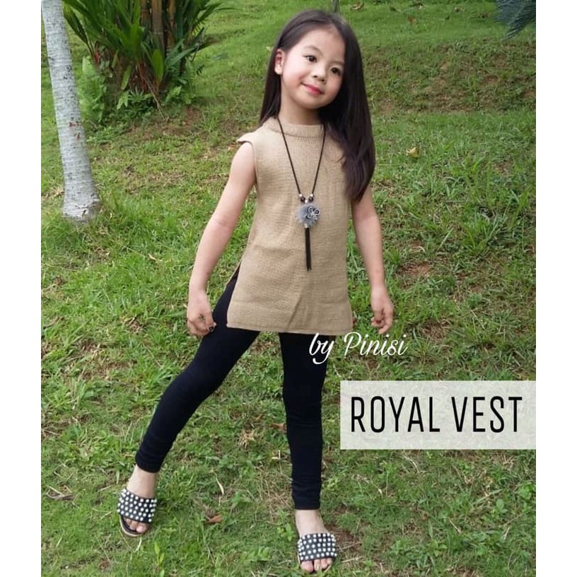 Royal Vest Rajut Rompi Pinisi Anak Kid Baju Tunik