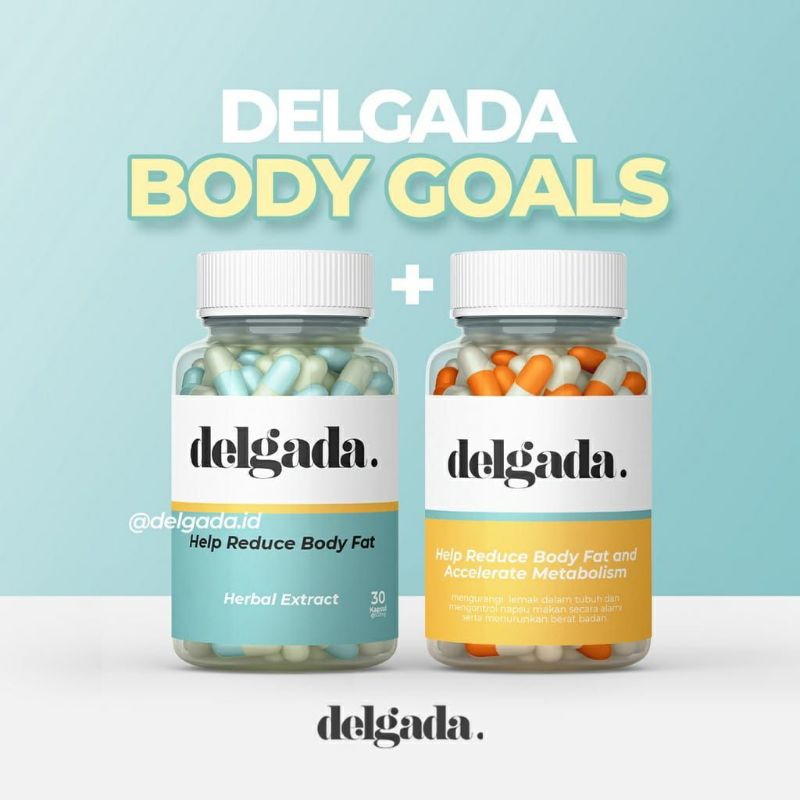 OBAT PELANGSING - DELGADA BOOSTER+DETOX PAKET BODY GOALS