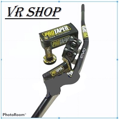 paket full stang fatbar protaper evo paketan (( riser handgrip busa )) klx // crf // vixion // nmax 