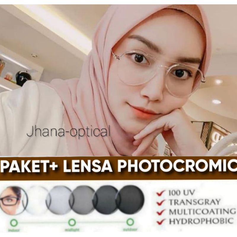 Frame + Lensa - Frame TF 2191 Trendy - Kacamata Paket Lensa Minus -Kacamata Minus Aviator Murah