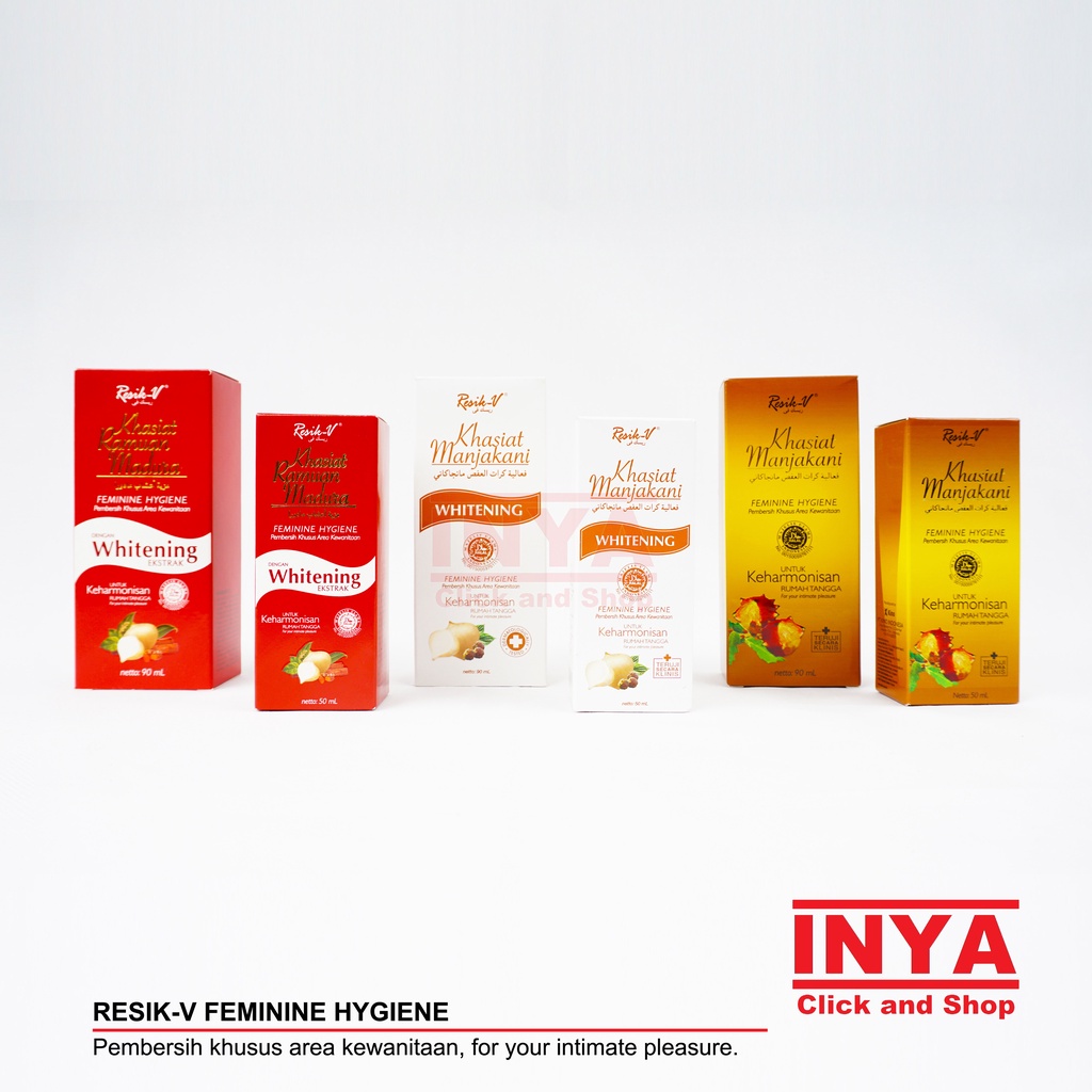 RESIK V KHASIAT MANJAKANI WHITENING 50ml - Feminine Hygiene