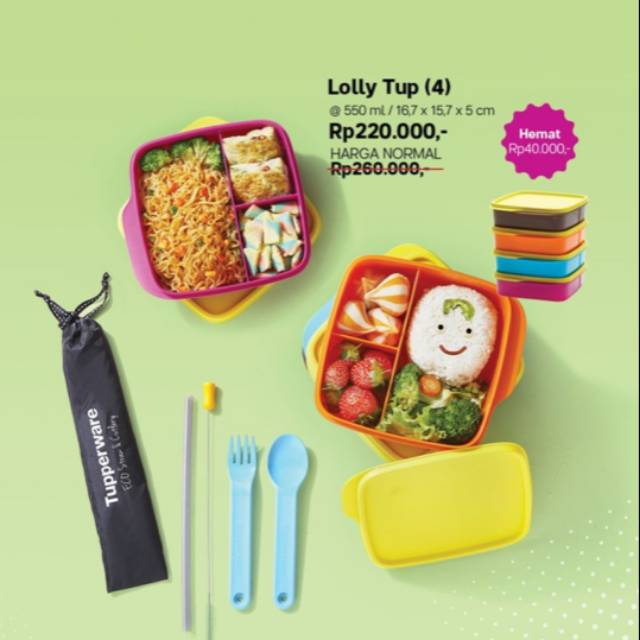 Lolly tup tupperware