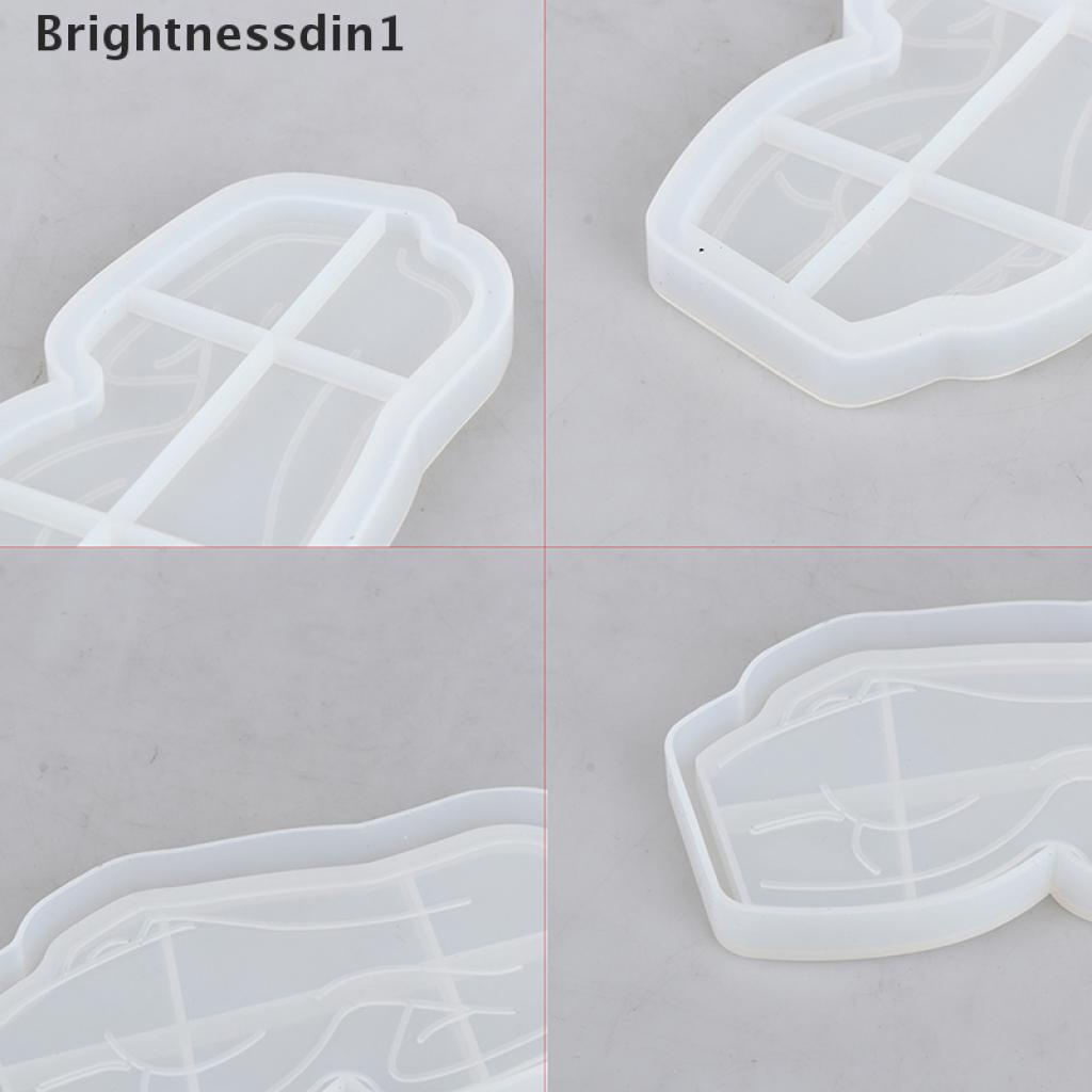 Cetakan Resin Epoksi Kristal Model Tubuh Abstrak 1 In 1 Bahan Silikon