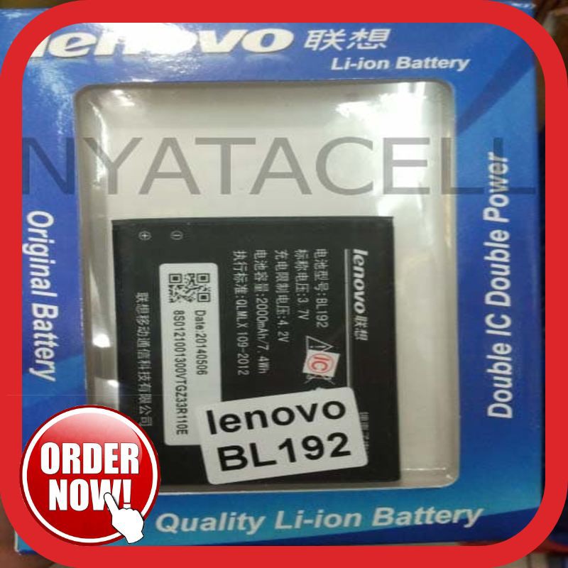 SALE BL-192 BL192 2000mAh Battery/Baterai Lenovo Ori 99% A590 A750 A300