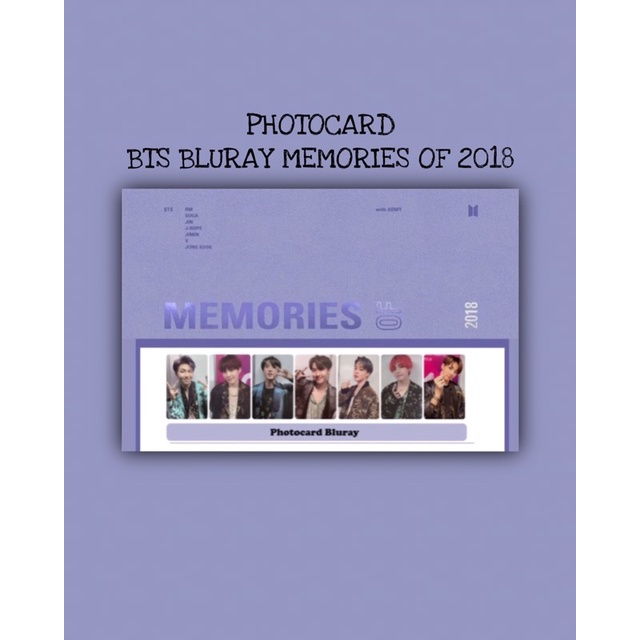 (UNOFFICIAL) BTS BLURAY MEMORIES OF 2018