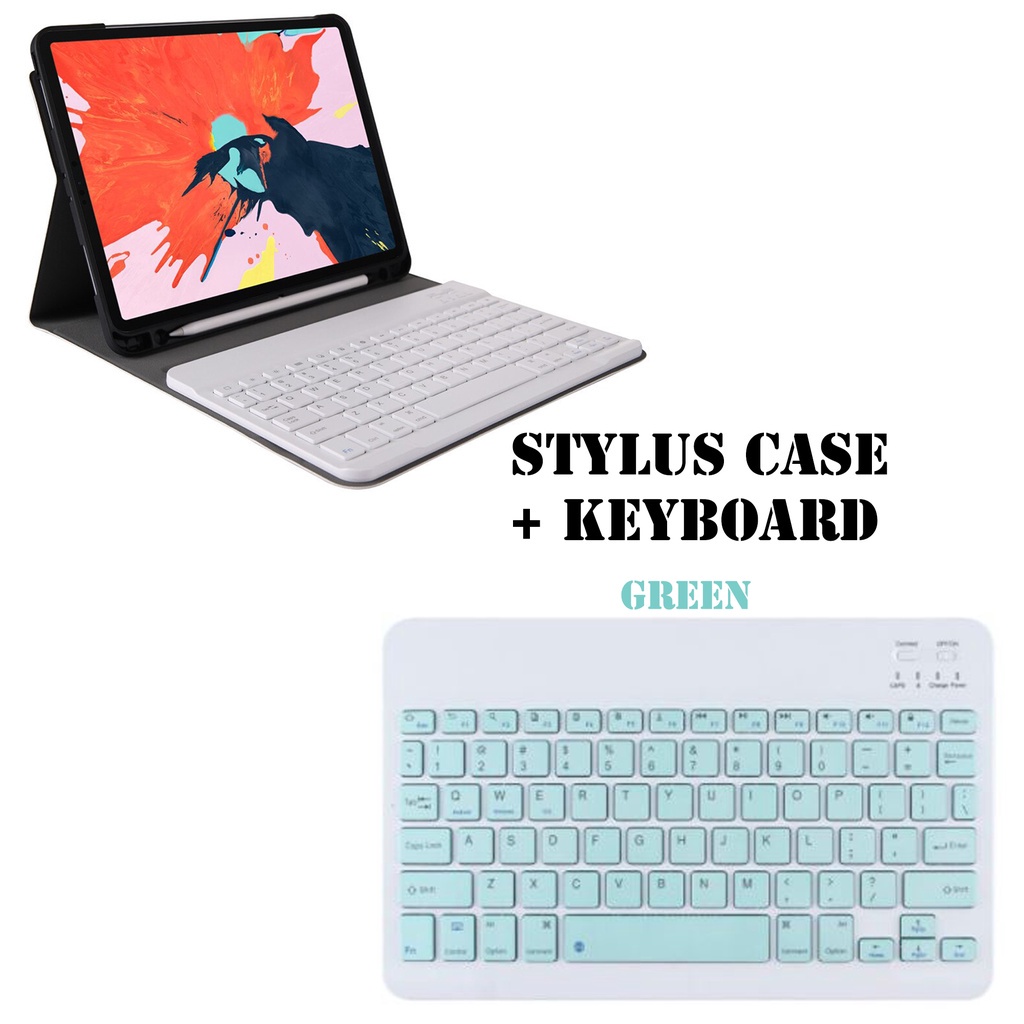 Oppo Pad AIr Paket Super Lengkap Case Keyboard Mouse Wireless Bluetooth Book Case FS Smart Cover Sarung + Keyboard Bersertifikat Resmi