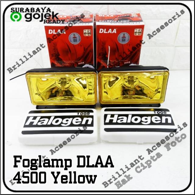 Foglamp - Lampu Tambahan - Type 4500 Plus Cover DLAA Original - Harga Set