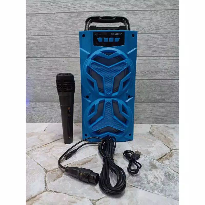 COD SPEAKER BLUETOOTH SX-2005 PLUS MIC KARAOKE - SPEAKER SALON AKTIF