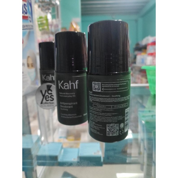 Kahf Deodorant 50 ml Soothing Antiperspirant Kaf Deo Deodoran Men Perawatan Tubuh Pria Laki Man Wangi Cowok