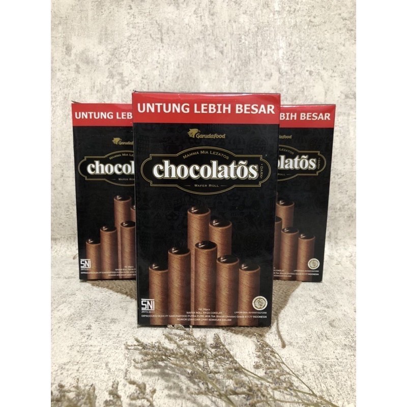 

Chocolatos wafer roll isi coklat harga 1 box Pasar Segar Depok