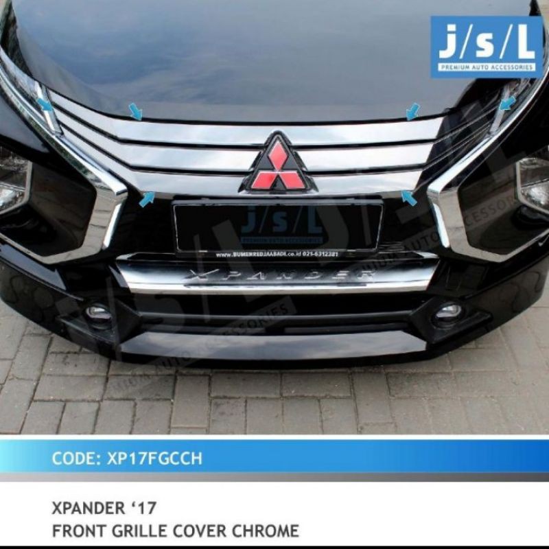 List grill depan mobil xpander chrome / front grill xpander