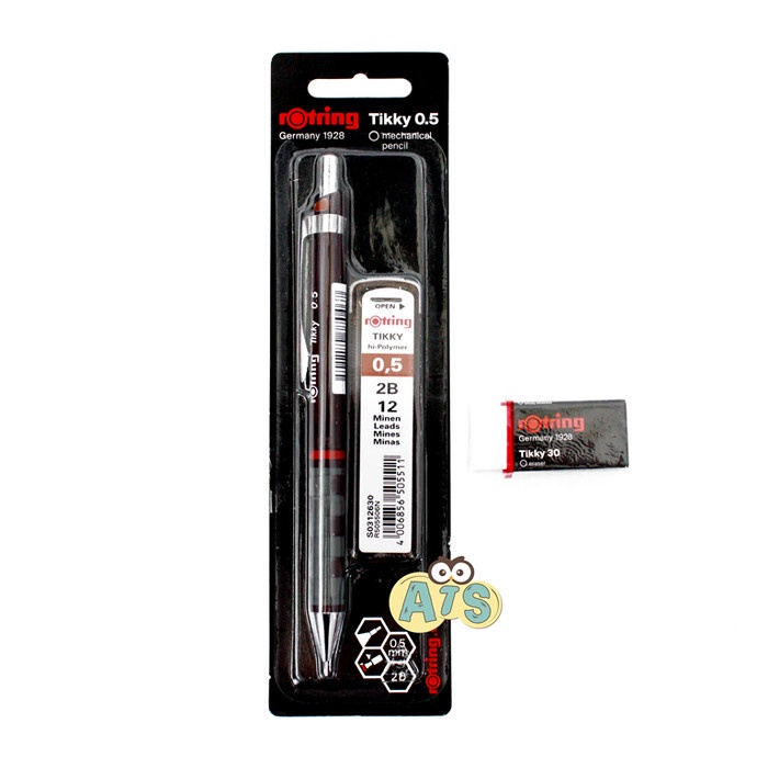 

Set Pensil Rotring Dengan Lead dan Penghapus