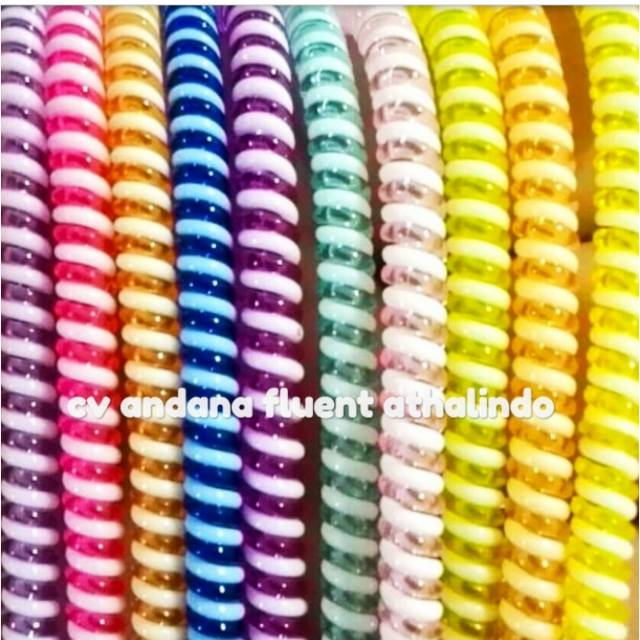 Pelindung kabel ulir 2 warna pelindung kabel cas