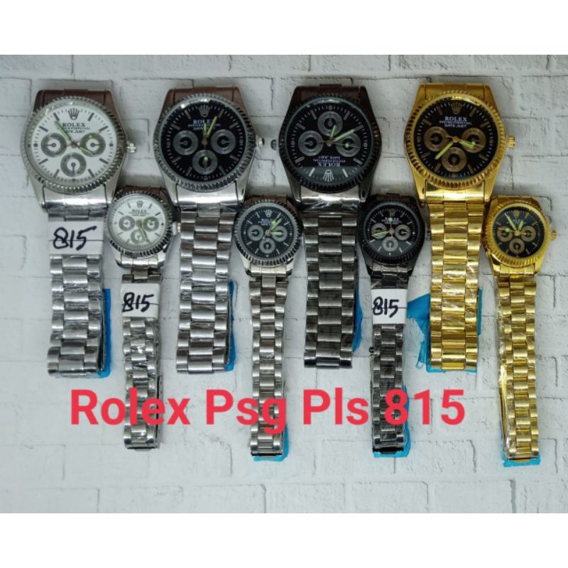 jam tangan couple rantai stainless steel//jam tangan rantai pria wanita