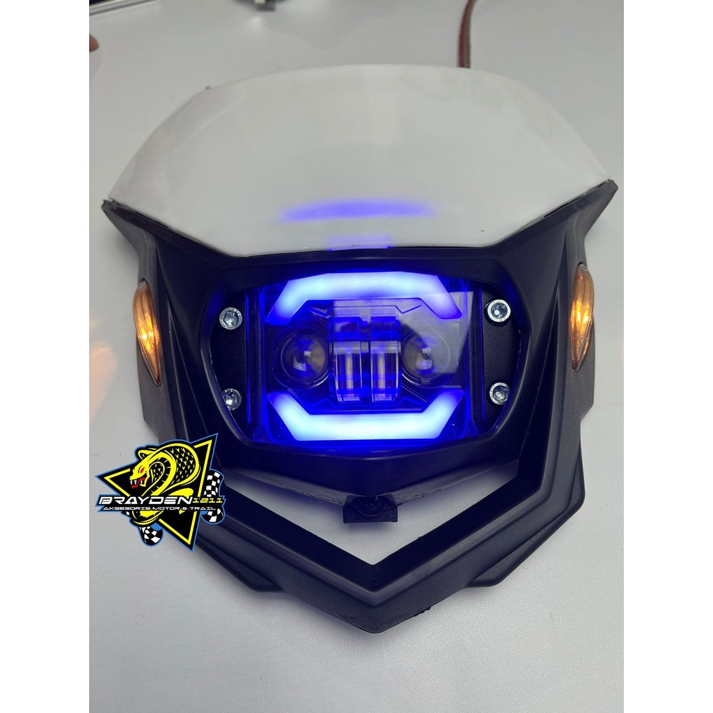 Headlamp reflektor polisport polysport klx 150 crf 150 L batok lampu depan klx BF Dtracker wr155 trail