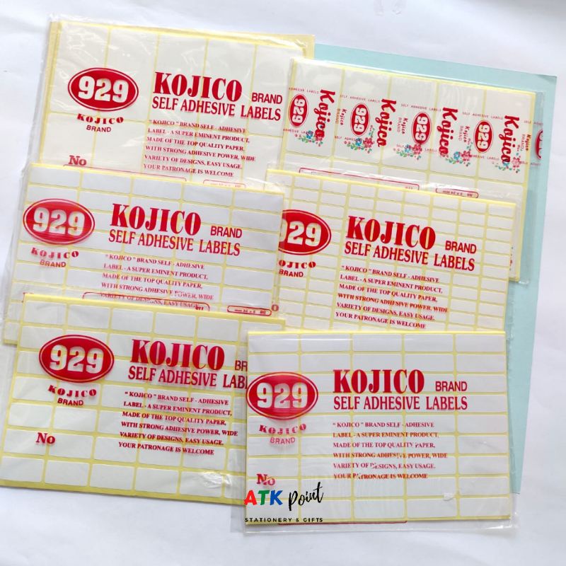 

ATK-POINT | KOJICO self adhesive labels Stiker label/ stiker nama / stiker serbaguna