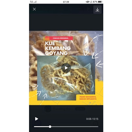 

kue kambang goyang