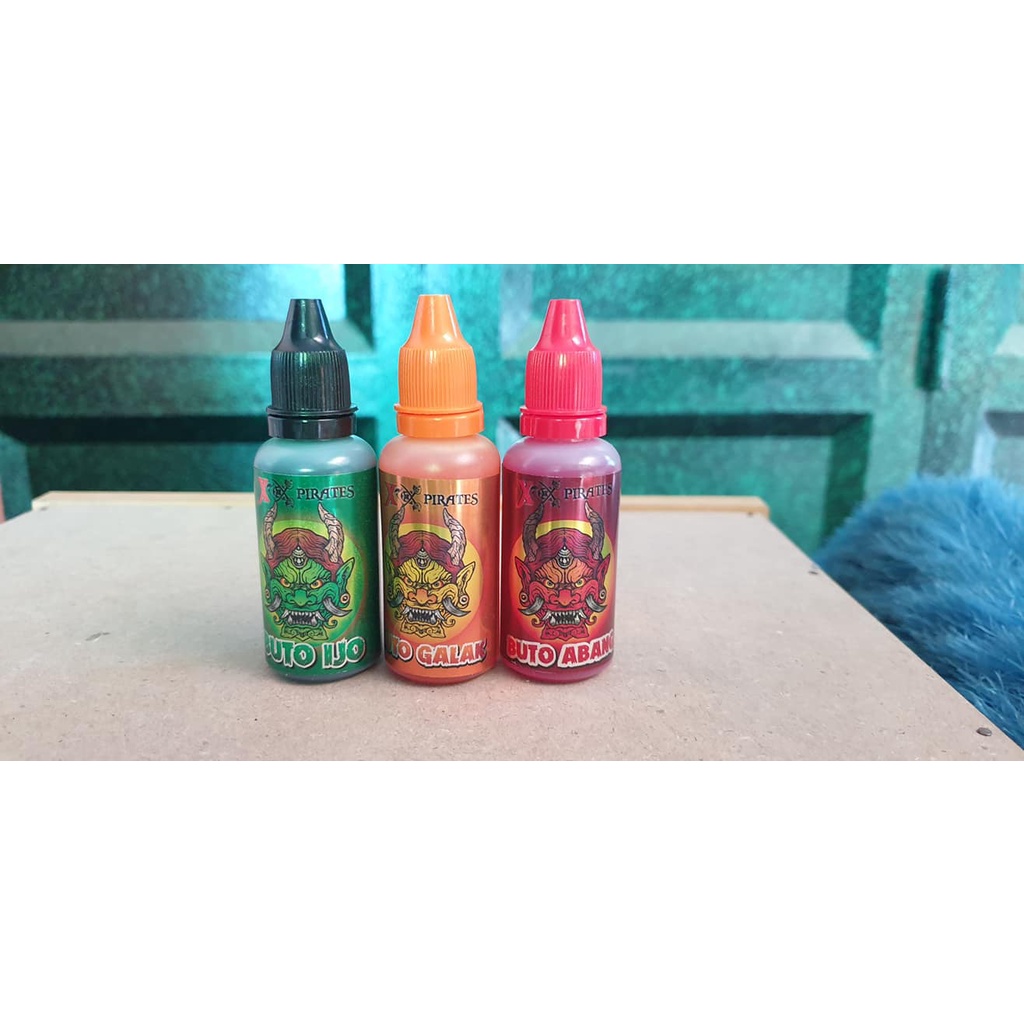 ESSEN BUTO ASLI X-PIRATES / ESSEN BUTO IJO / ESSEN BUTO ABANG / ESSEN BUTO GALAK / ESSEN BUTO IRENG ISI 30ML